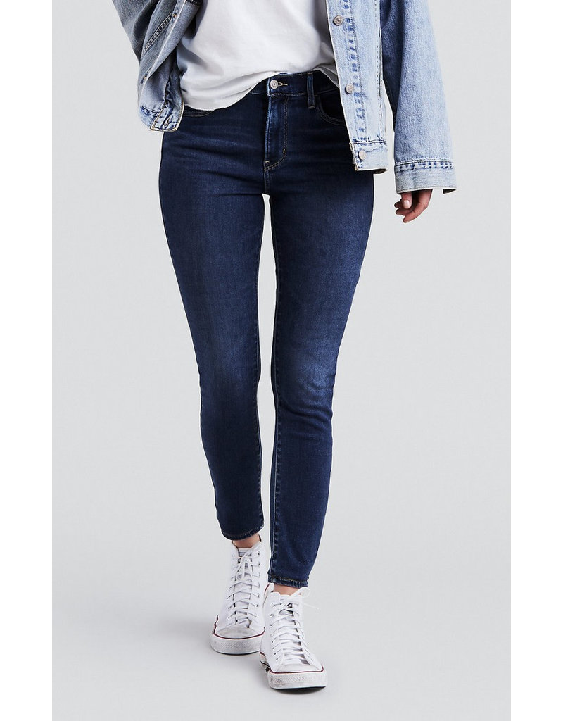 high rise super skinny levi's