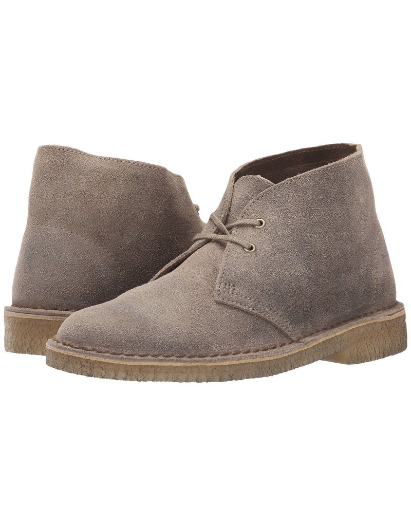 clarks desert boots womens grey