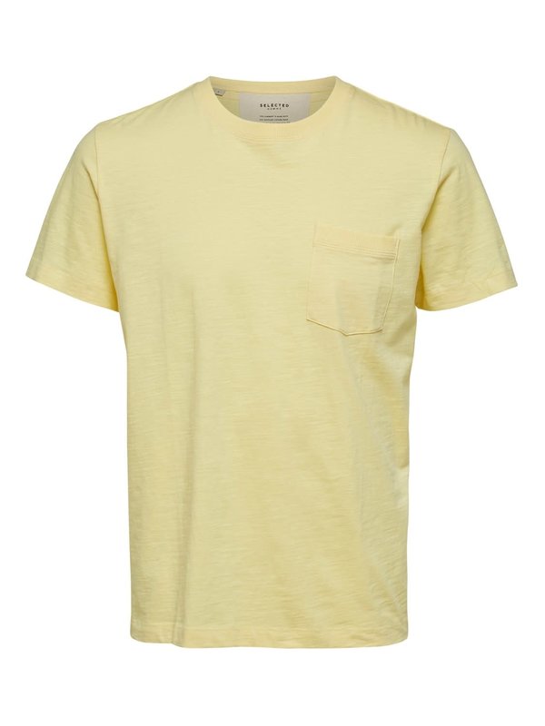 Selected Men's Slub O-Neck 16072693