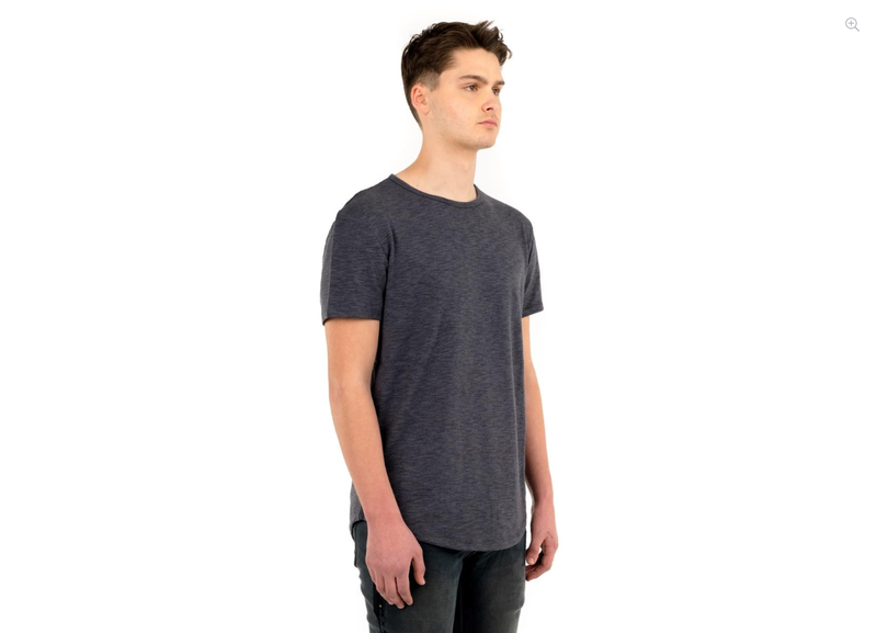 Kuwalla Kuwalla Hommes Slub Hi Lo T-Shirt KUL-SHL1385