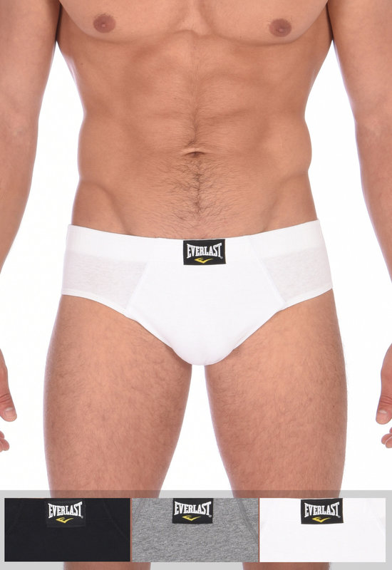 EVERLAST INTIMO Man's White Three-pack Everlast briefs with