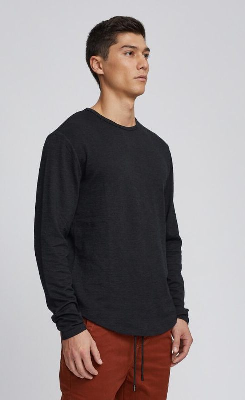 Kuwalla Men's LS Slub Hi-Lo Tee KUL-LSS2285 - Schreter's Clothing