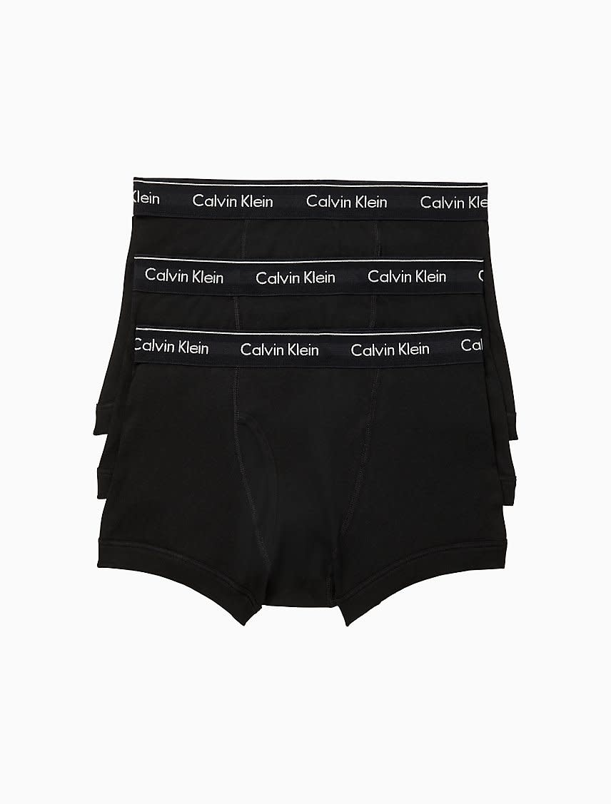 Calvin Klein Hommes 3Pr Coton Classic Trunk Calecon NB4002G