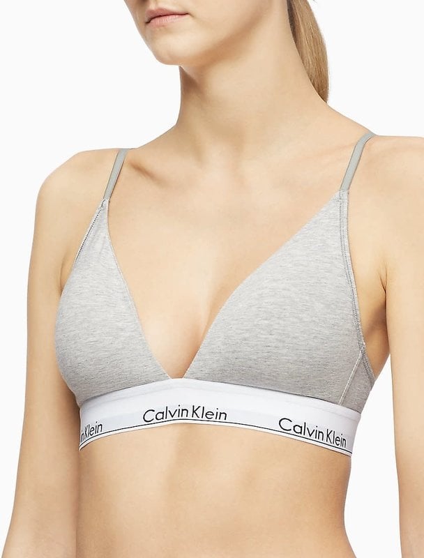 Calvin Klein F3785E-020 GRAY gray sporty gray bra