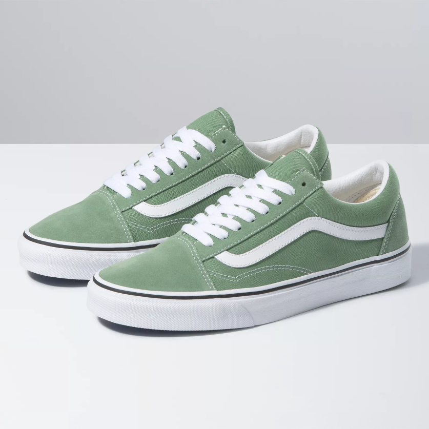 womens green vans old skool