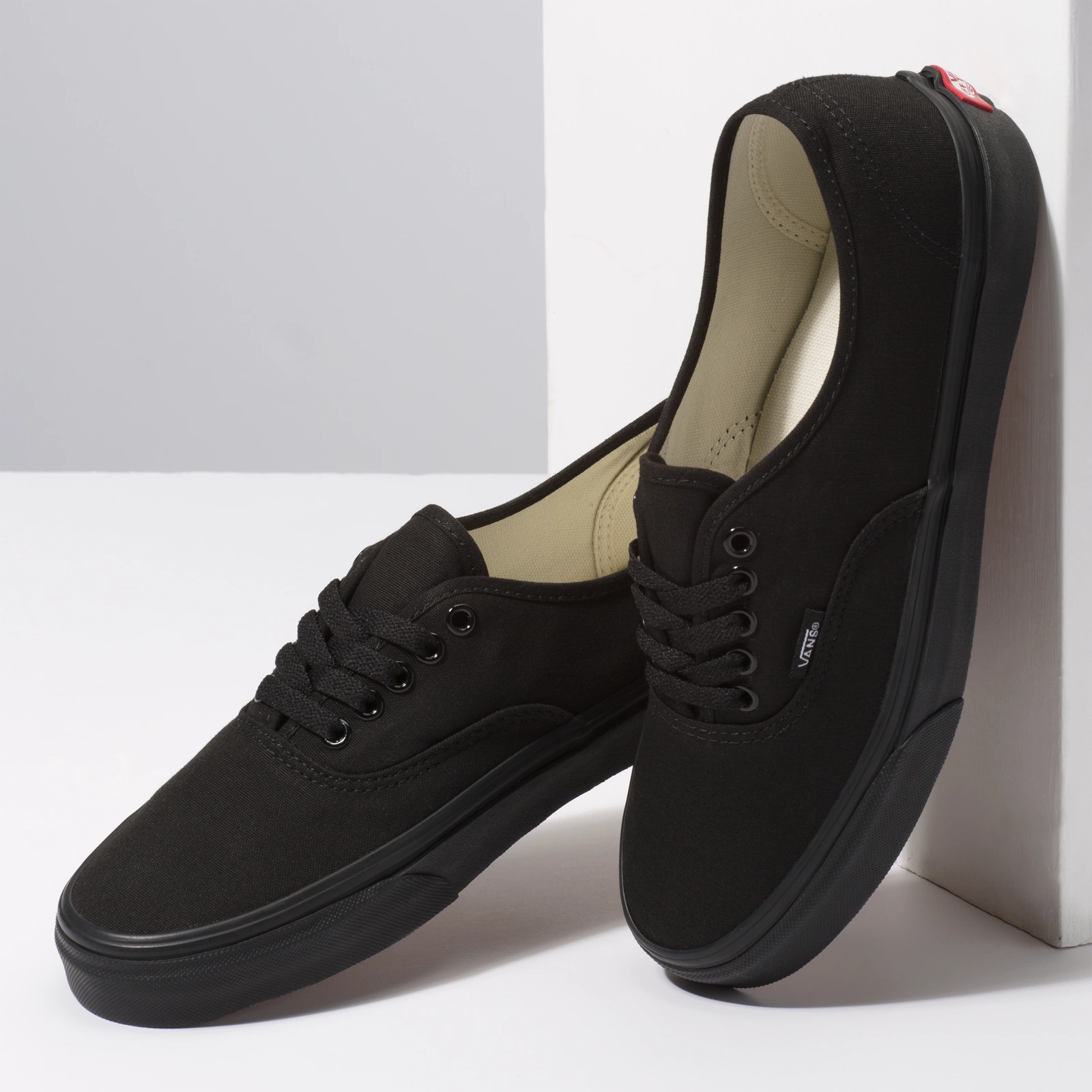 Vans authentic 2025 black canvas