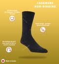 Vagden Vagden Femmes Chaussettes Cachemire Mi-Mollet 6794