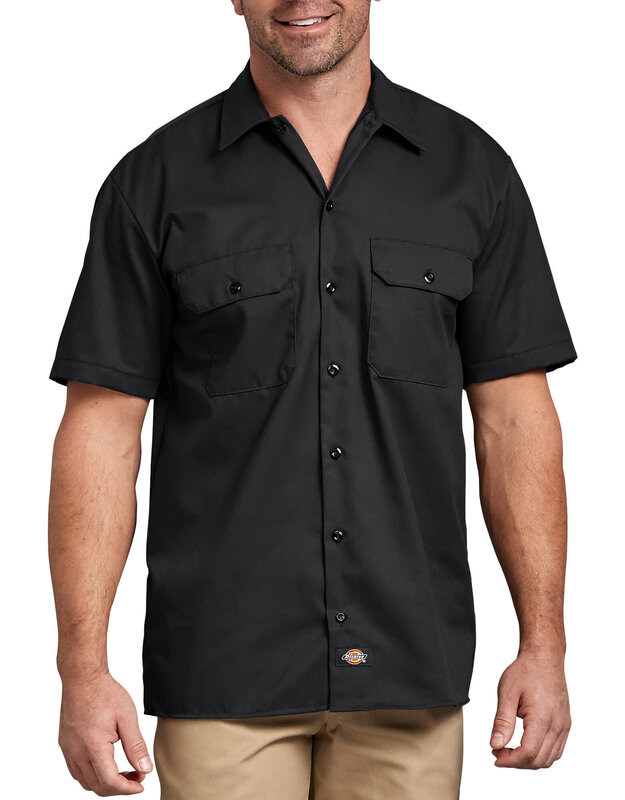 Dickies Dickies Hommes Twill Work Chemise 1574BK