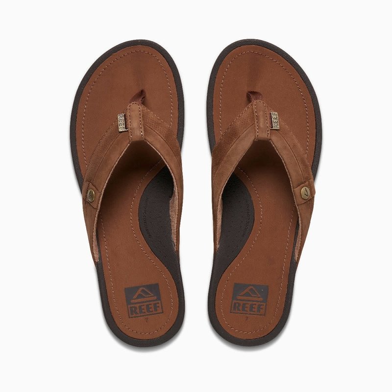 Reef Men's Pacific Leather Flip Flops