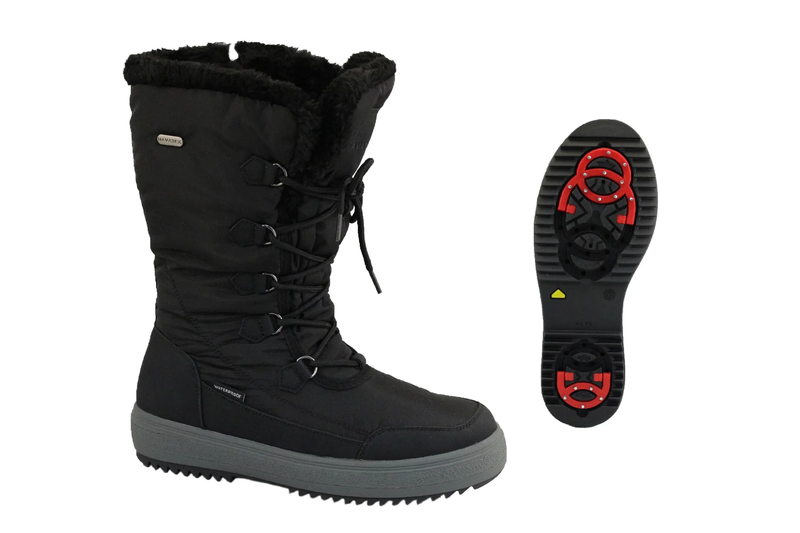 Navatex Navatex Femmes Bottes à lacets avec fermeture éclair sur le côté 2117472
