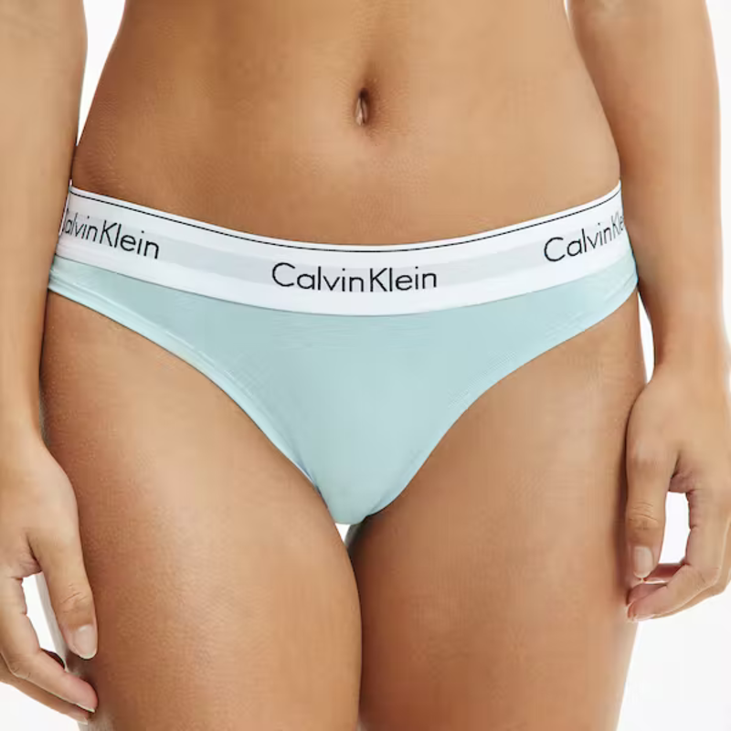 Calvin Klein Women's XS-XL Modern Cotton Thong Panty, Black