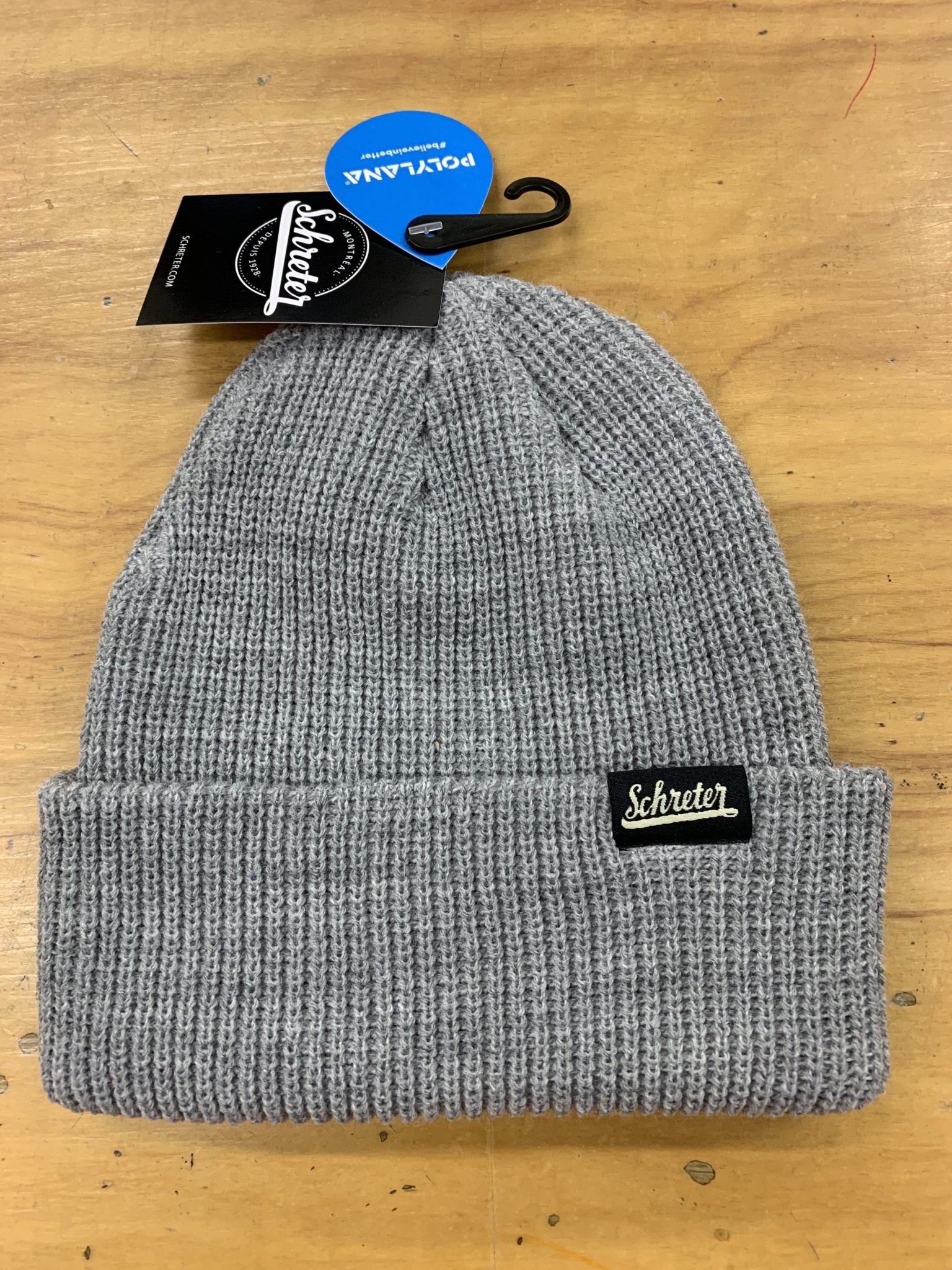 Schreter Schreter Unisex Tuque Ribbed Cuffed Knit 1500