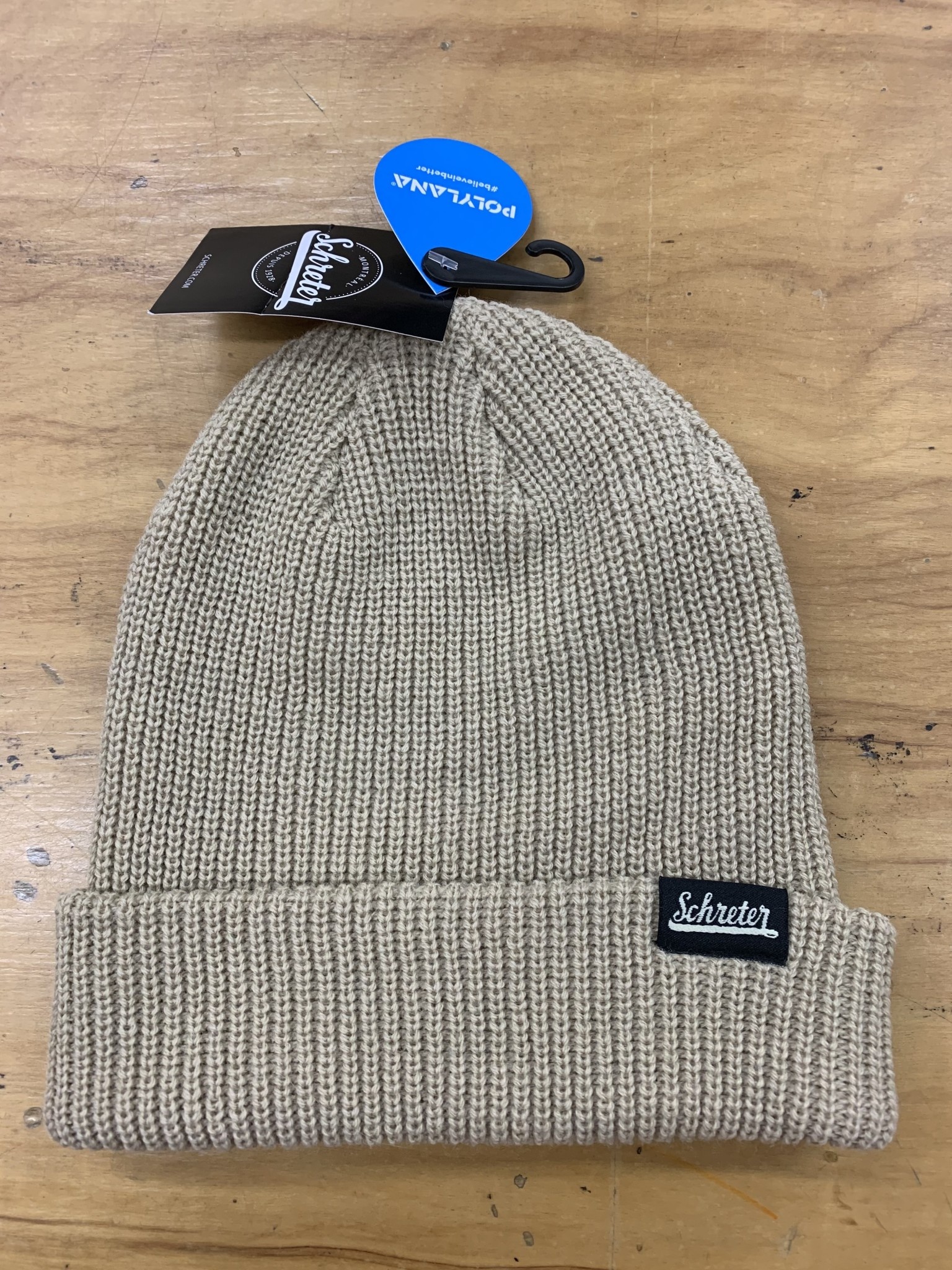 Schreter Schreter Unisex Tuque Ribbed Cuffed Knit 1500