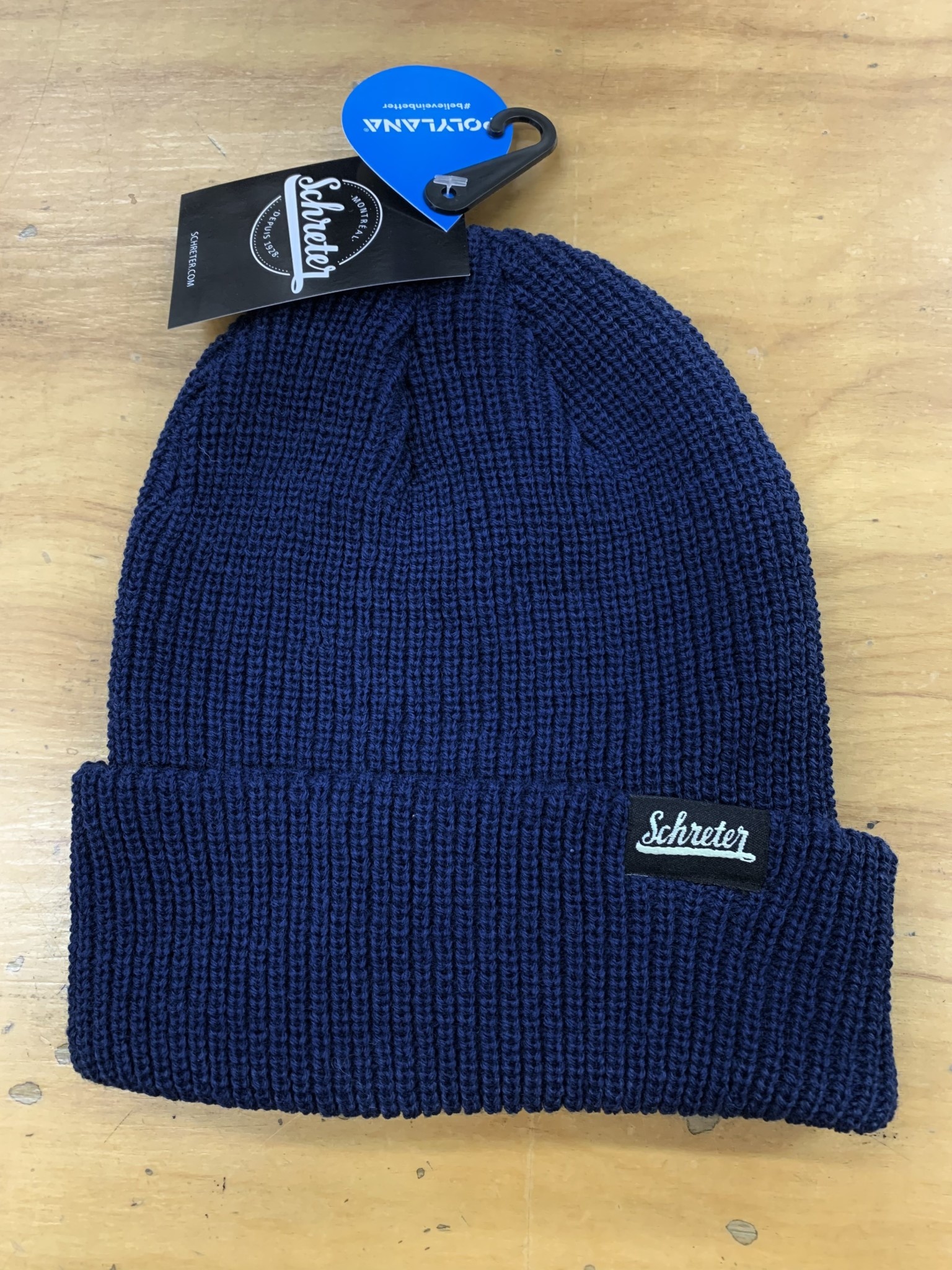 Schreter Schreter Unisex Tuque Ribbed Cuffed Knit 1500