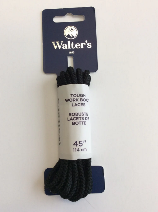 Black work boot laces deals