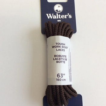 Walter's Shoe Care Walter's Robuste Lacets De Botte 443004158 63" Noir Rond