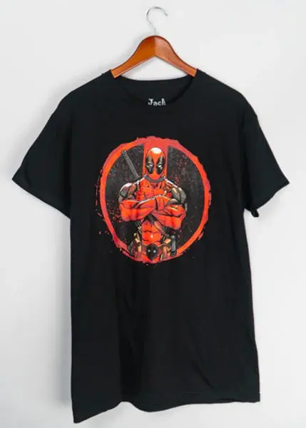 Jack Of All Trades Deadpool Circle T-Shirt MV1154JC