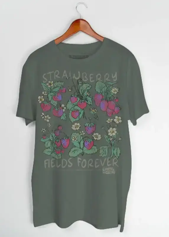Jack Of All Trades Strawberry Fields T-Shirt- LLM0156GO