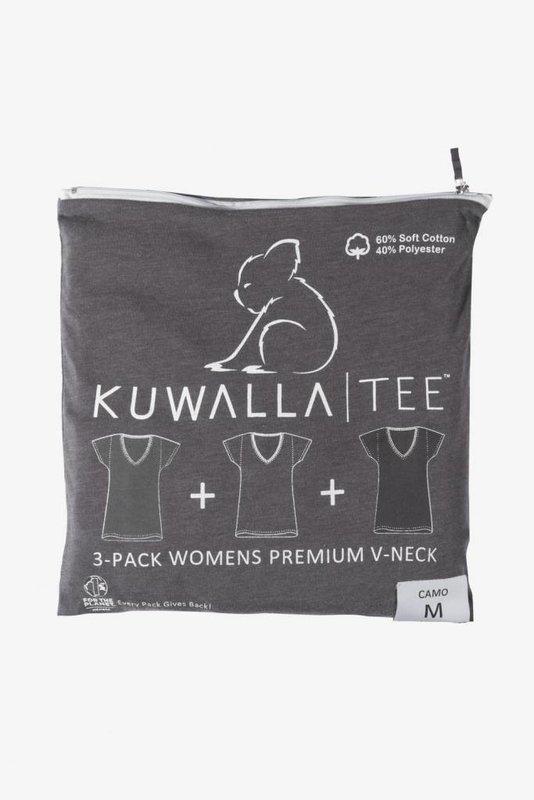 KUWALLA KUWALLA WOMEN'S 3 PACK SS T-SHIRT KUL-WCV116