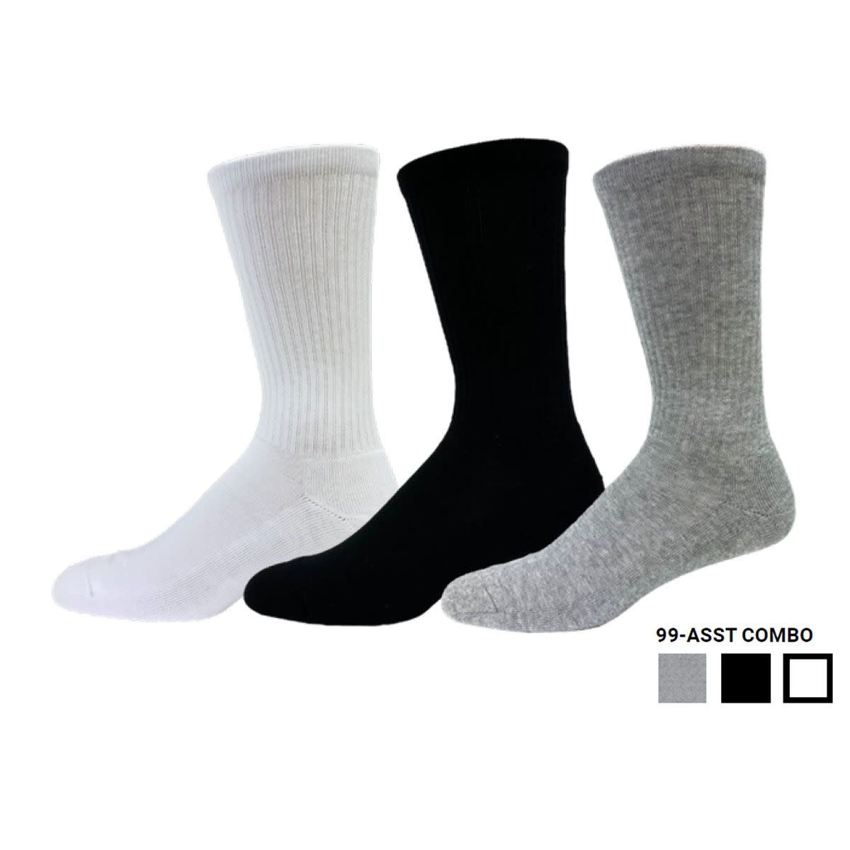 Key Socks Key Hommes 5410 Sport Crew 3Pk