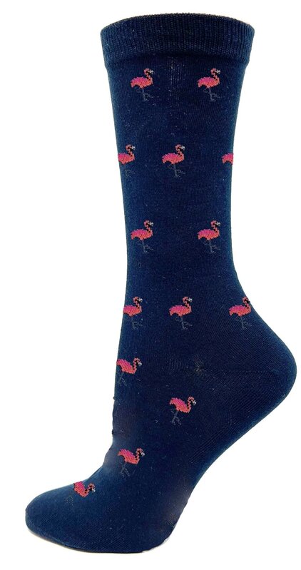 Key Socks Key Femmes 6205 Design Flamingo 6-10 Bas Coton