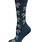 Key Socks Key Women's 6222 Design Camelia 6-10 Cotton Sock