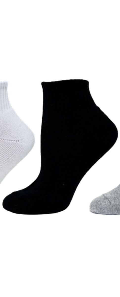 Key Socks Key Women's 6411 Sport 1/4 3 Pack