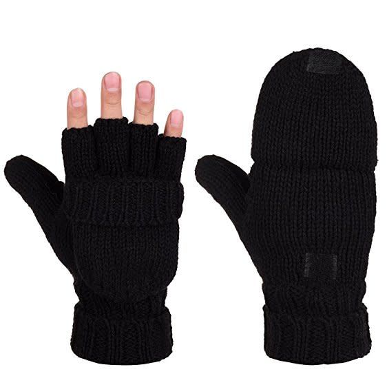 Albee Hommes Mitaine Laine de Chiffon FLIP-M