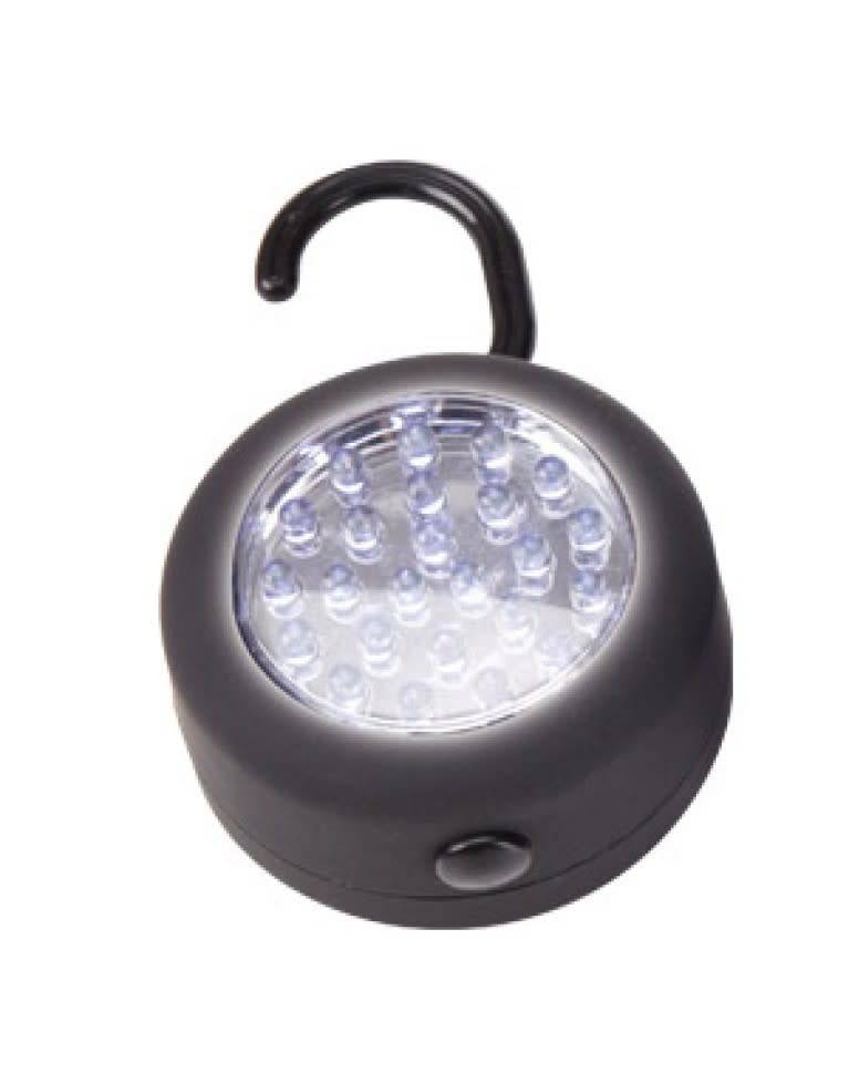 FLASHLIGHT LAMP WITH HOOK AND MAGNET (PUCK) LED-24