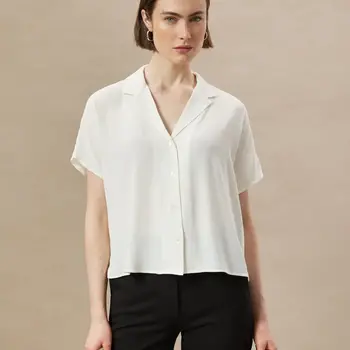 Frank And Oak Frank And Oak Women's Camp Collar Blouse 2110327