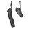 Kikkerland Kikkerland Hand And Foot Nail Clipper Black MN11BK