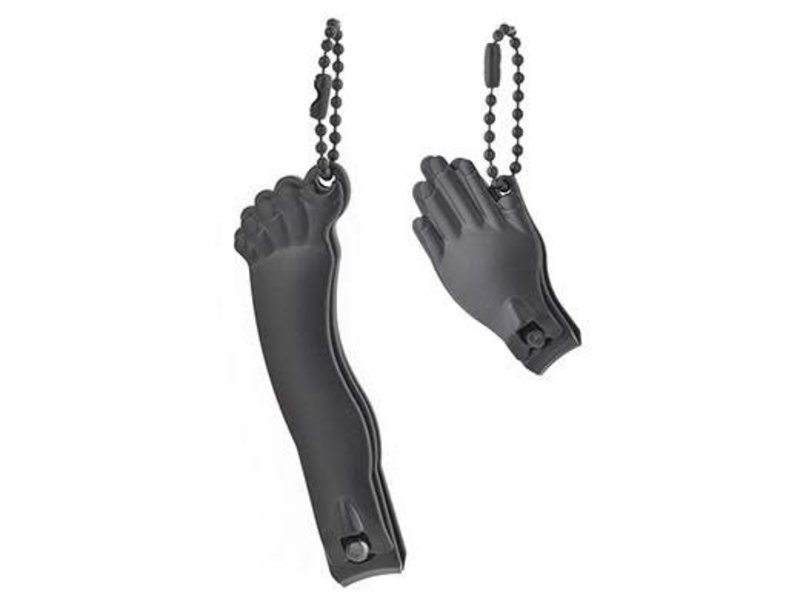 Kikkerland Kikkerland Hand And Foot Nail Clipper Black MN11BK