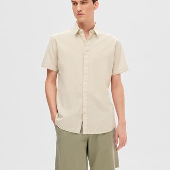 SELECTED Selected Men's New Linen Shirt 16092495