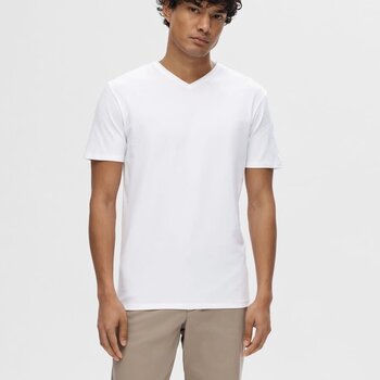 SELECTED Selected Men's New Pima SS V-Neck 16073458