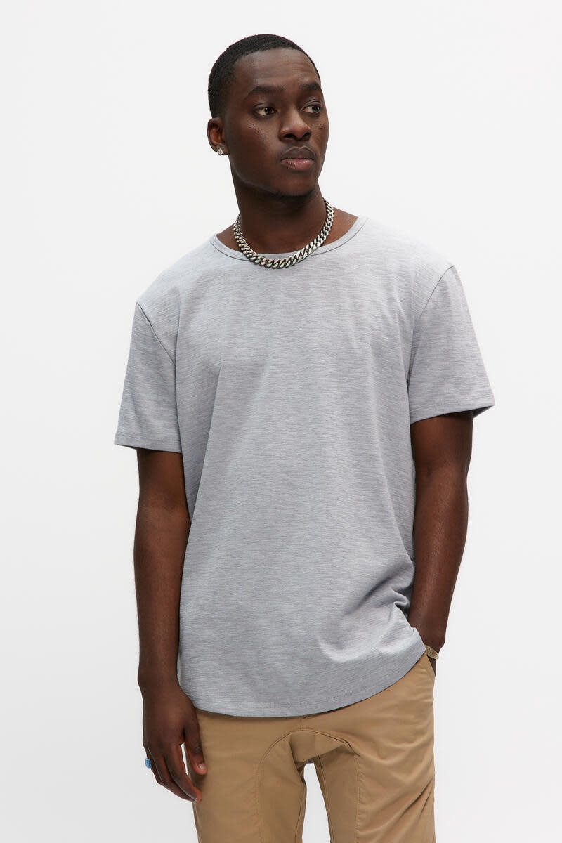 Kuwalla Kuwalla Men's Slub Hi Lo T-Shirt KUL-SHL1385