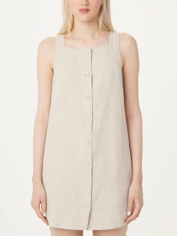 Frank And Oak Frank And Oak Women's Linen Pinafore Dress 2510518