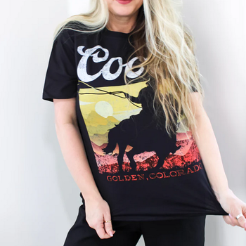 Jack Of All Trades Coors Sunshine Cowboy T-Shirt 47-134