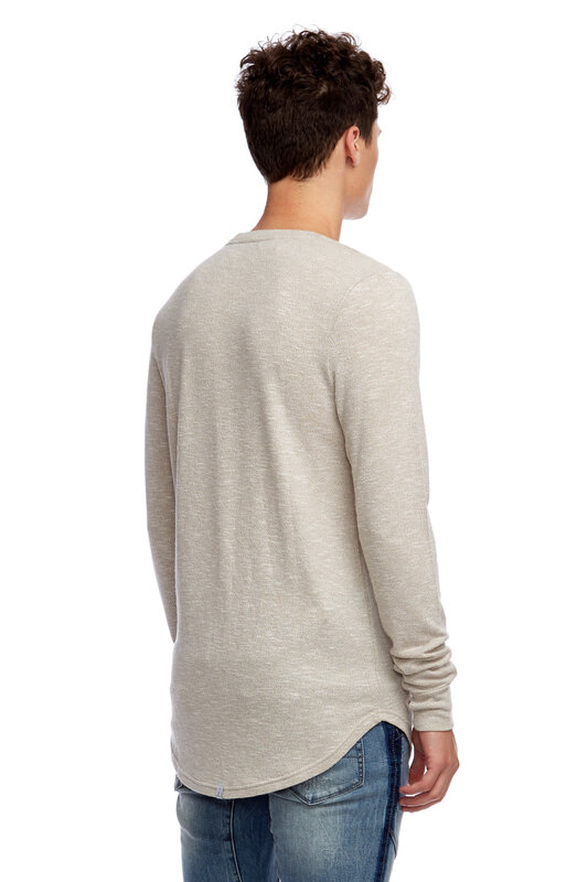 Kuwalla Kuwalla Men's Marled Yarn Double Scoop (Uppercut Sweater) KUL-LST1010