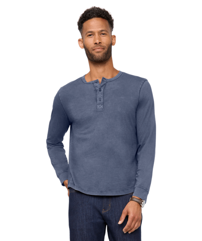DU/ER DU/ER Men's Pure Pima Vintage Henley MTJS1732