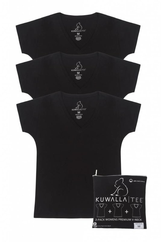 KUWALLA KUWALLA WOMEN'S 3 PACK T-SHIRT KUL-WVB018
