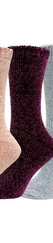 Key Socks Key Femmes Bas Chenille Unie SG020