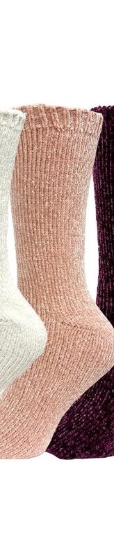 Key Socks Key Femmes Bas Chenille Unie SG020