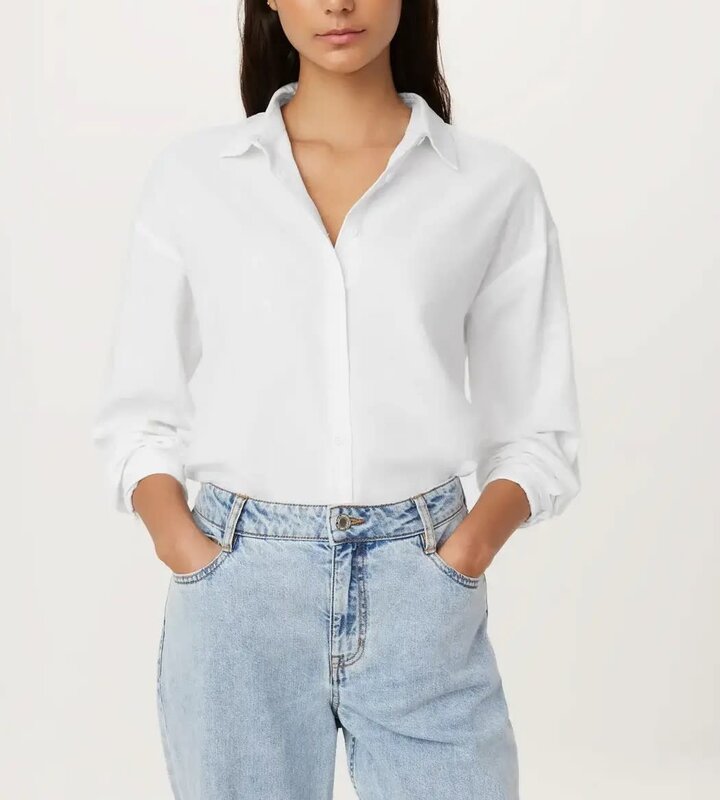 Frank And Oak Frank And Oak Women's Linen Relaxed Shirt 2110362