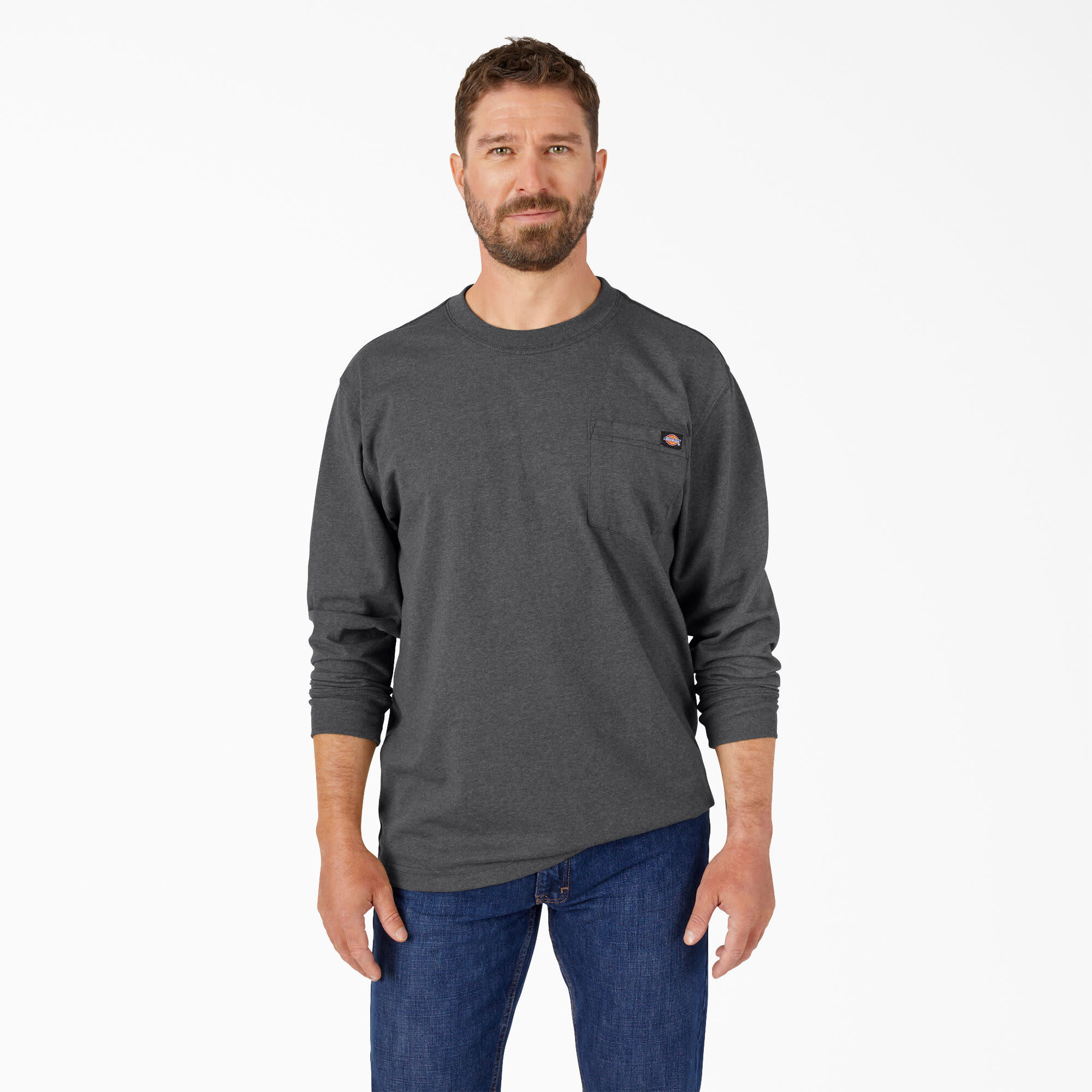 Dickies Dickies Men's Heavyweight LS Pocket Tee WL450H