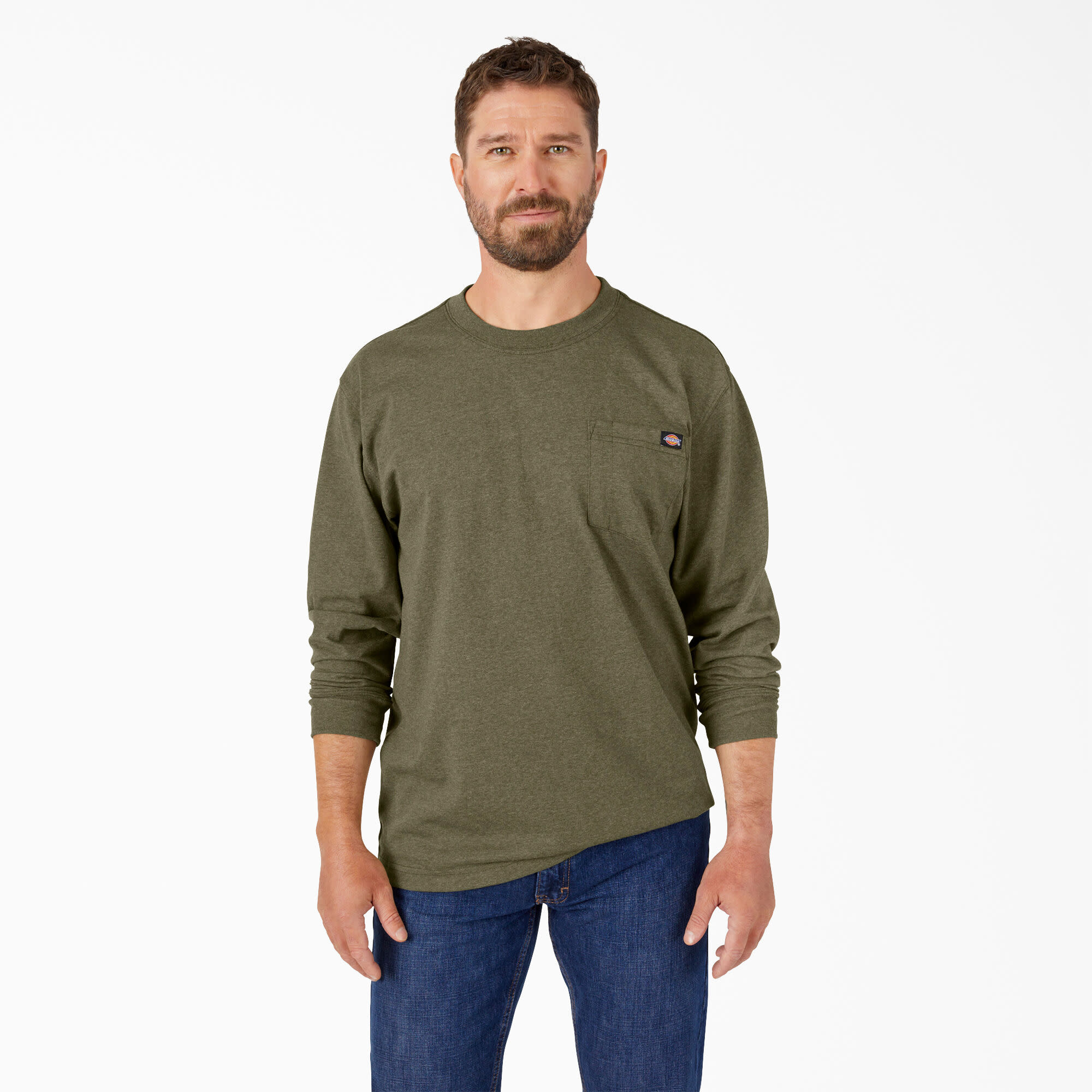Dickies Dickies Men's Heavyweight LS Pocket Tee WL450H