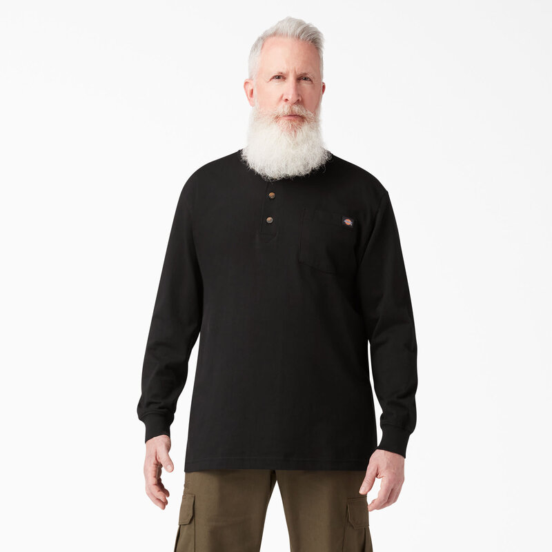 Dickies Dickies Hommes Henley Poids Lourd Tee WL451