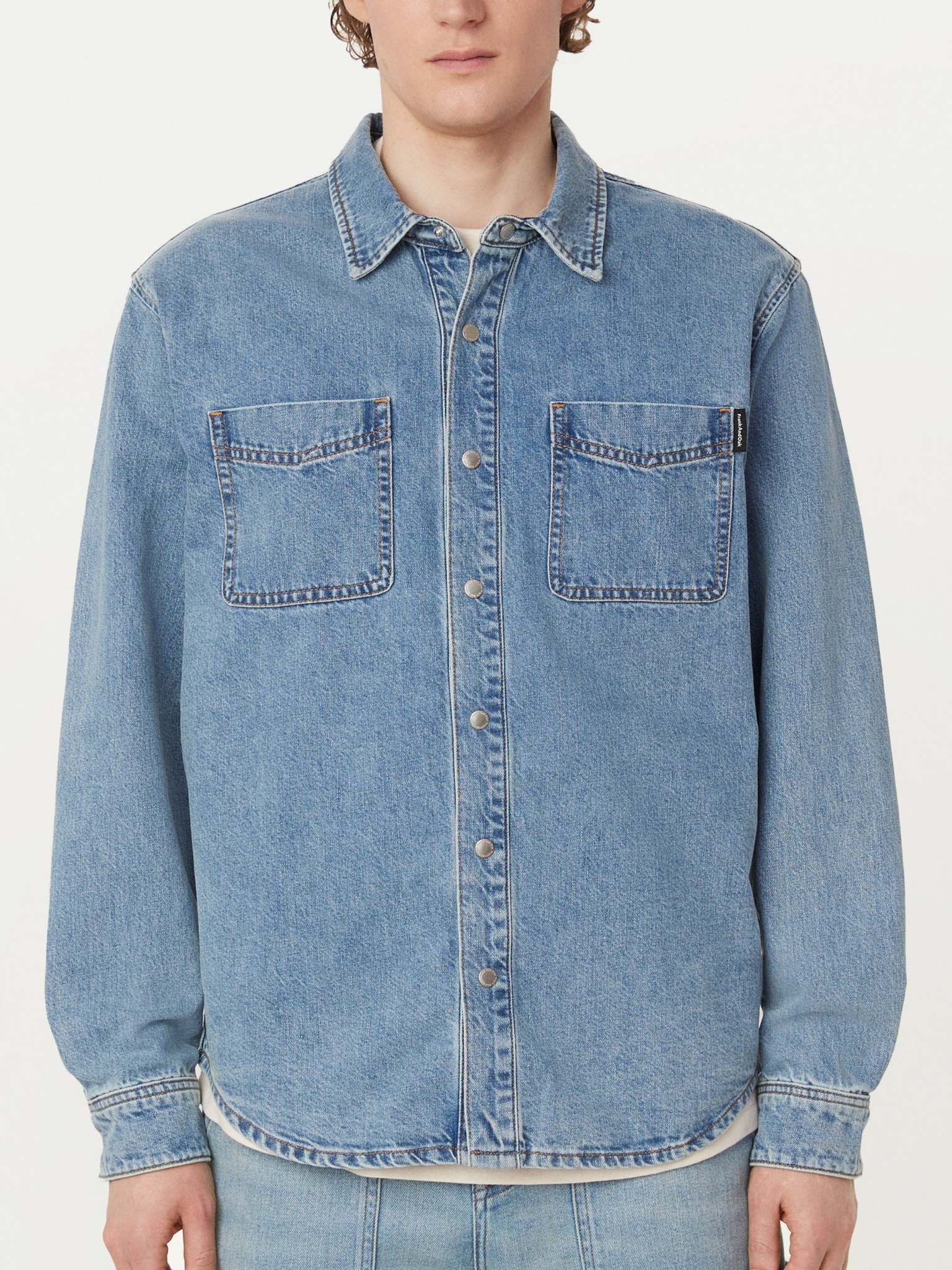 Frank And Oak Frank And Oak Hommes Denim Chemise 1110741