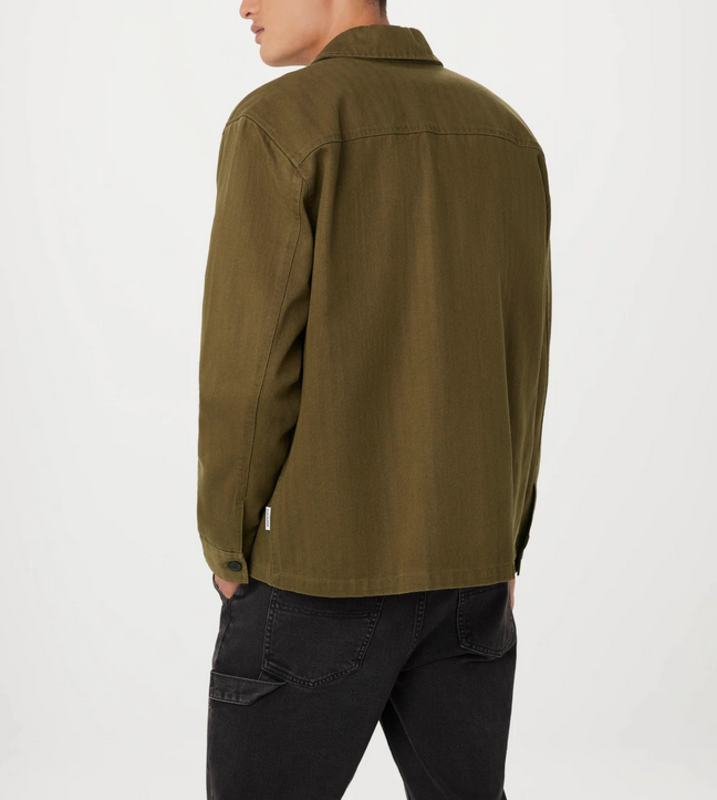 Frank And Oak Frank And Oak Men's Herringbone Overshirt 1310238