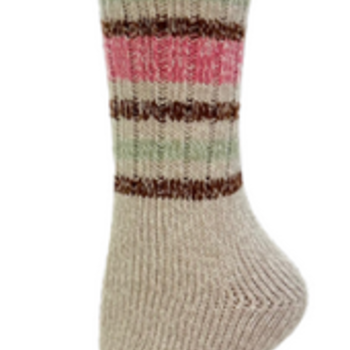 Key Socks Key Femmes Bas Polytam Rayé SG024