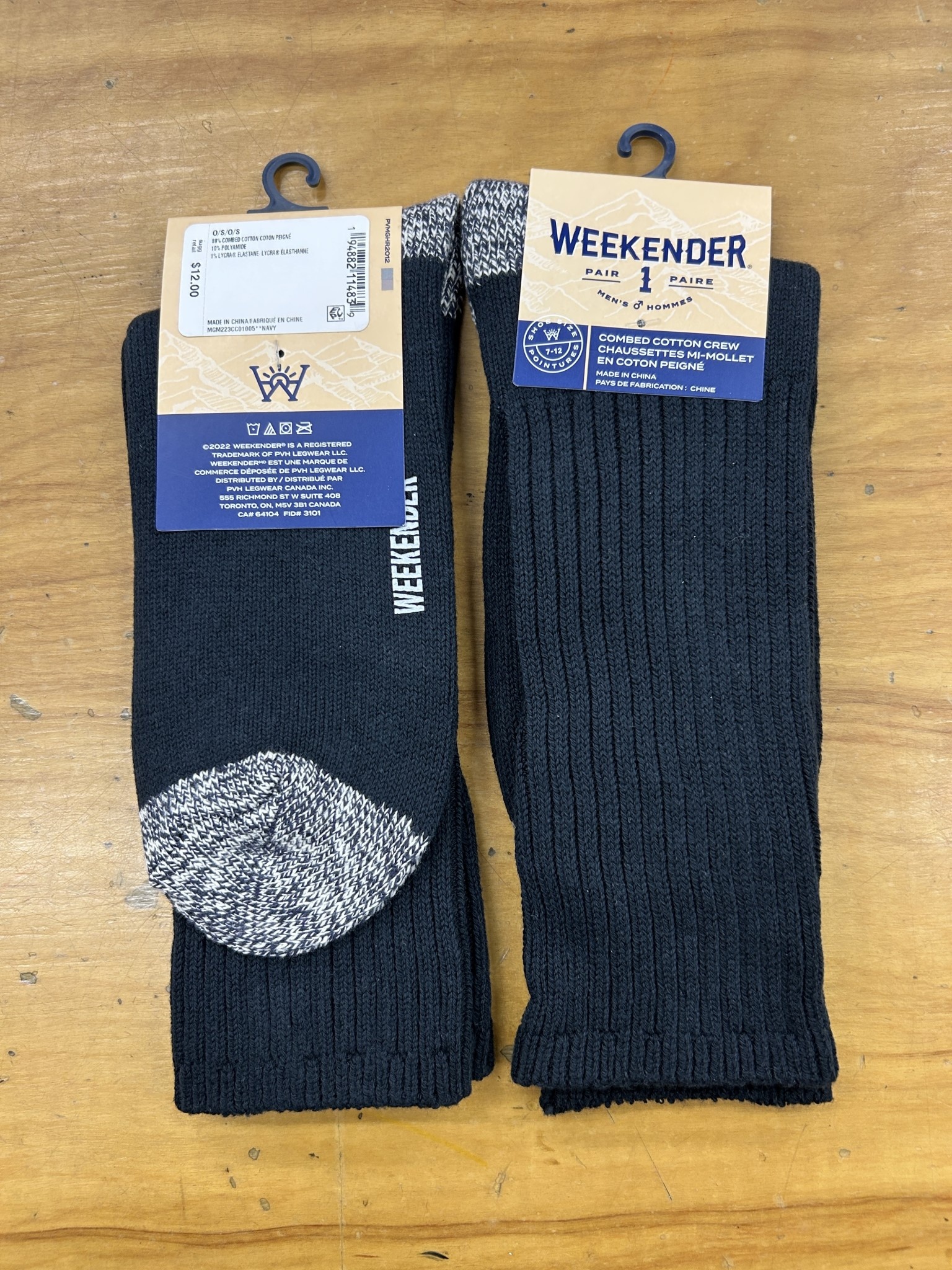 Mcgregor McGregor Hommes Weekender Heel/Toe Crew MGM223CC01